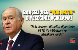 Bahçeli: Parlamenter sisteme dönelim diyenler FETÖ'cüdür
