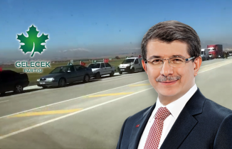 Davutoğlu’na dev karşılama konvoyu