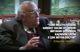Süleyman Demirel ‘Türkiye sessiz, bomboş bir ülke değildir. Öyle her isteyen istediğini yapamaz’