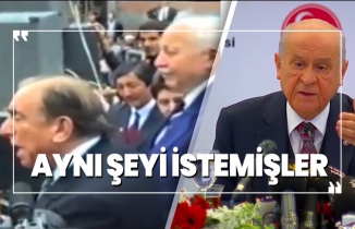 Başbuğ Türkeş ve Devlet Bahçeli aynı şeyi istemiş