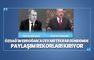 Ümit Özdağ'ın Erdoğan'a cevabı tekrar gündemde Paylaşım rekorları kırıyor
