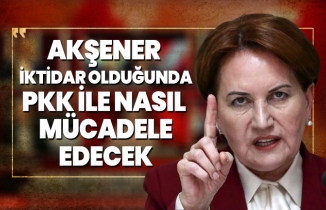 Akşener iktidar olduğunda PKK ile nasıl mücadele edecek?