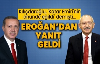 Kılıçdaroğlu, 'Katar Emiri'nin önünde eğildi' demişti... Erdoğan'dan yanıt geldi