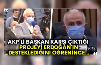AKP'li Mustafa Gültak, karşı çıktığı projeyi Erdoğan'ın desteklediğini öğrenince…