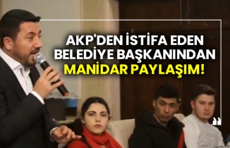 AKP'den istifa eden belediye başkanından manidar paylaşım!