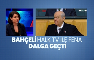 Bahçeli Halk TV ile fena  dalga geçti