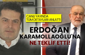 Canlı yayında tüm detayları anlattı  Erdoğan Temel Karamollaoğlu'na ne teklif etti!