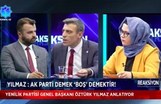 Yenilik Partisi Genel Başkanı Öztürk Yılmaz 