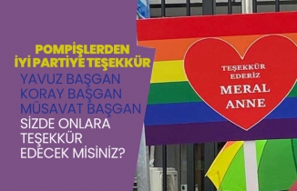 Pompişlerden İYİ Partiye teşekkür