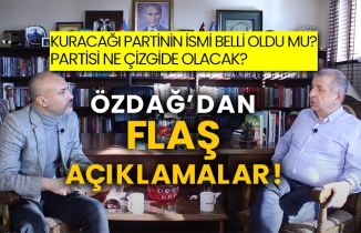 Kuracağı partinin ismi belli oldu mu? Partisi ne çizgide olacak? Ümit Özdağ’dan flaş açıklamalar!..
