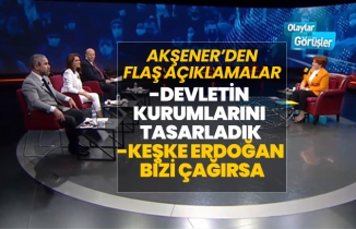 Akşener’den Flaş açıklamalar 