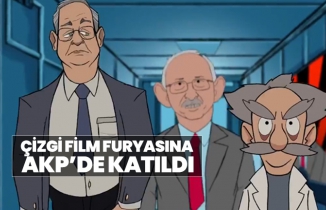 Çizgi film furyasına  AKP’de katıldı
