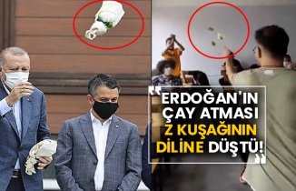 Erdoğan'ın çay atması Z kuşağının diline böyle düştü!