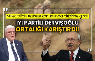 Millet İttifakı tezkere konusunda birbirine girdi! İyi Partili Müsavat Dervişoğlu ortalığı karıştırdı!