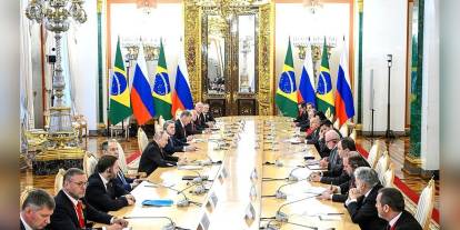 Putin ve Lula, Kremlin'de ABD Tarifelerini Görüştü
