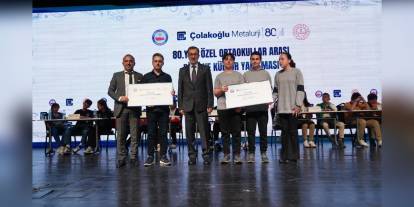 Çolakoğlu Metalurji'nin 80. Yıl Yarışması'nda Gebze Mustafa Üstündağ Ortaokulu Birinci Oldu