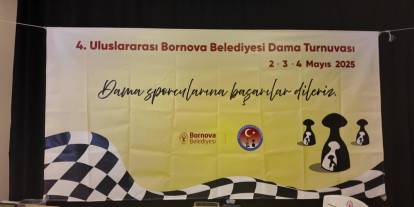 Bornova'da Uluslararası Dama Turnuvası tamamlandı: Göksel Kaya birinci oldu