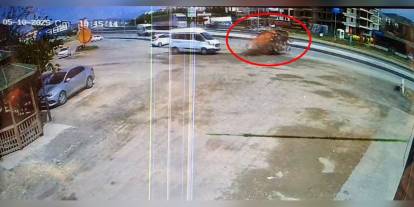 Kırıkkale'de taksi beton bariyere çarptı: 2 yaralı