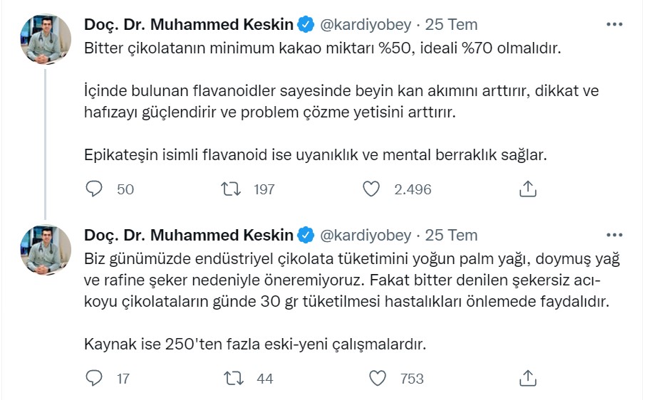 bitter çikolata 