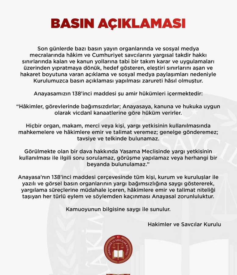 basın acıkalması
