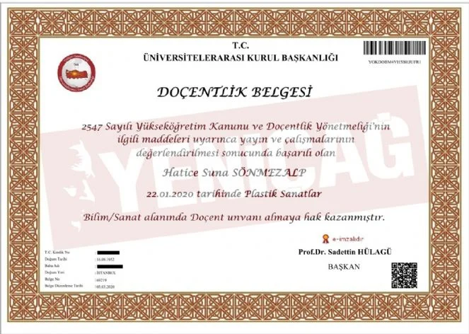 geçersiz diploma