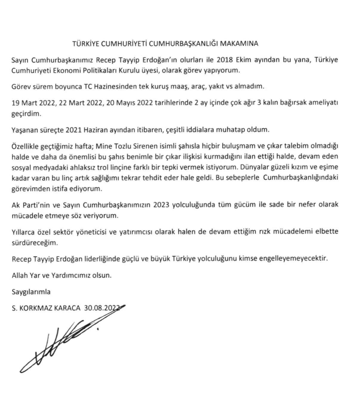 karaca açıkalma