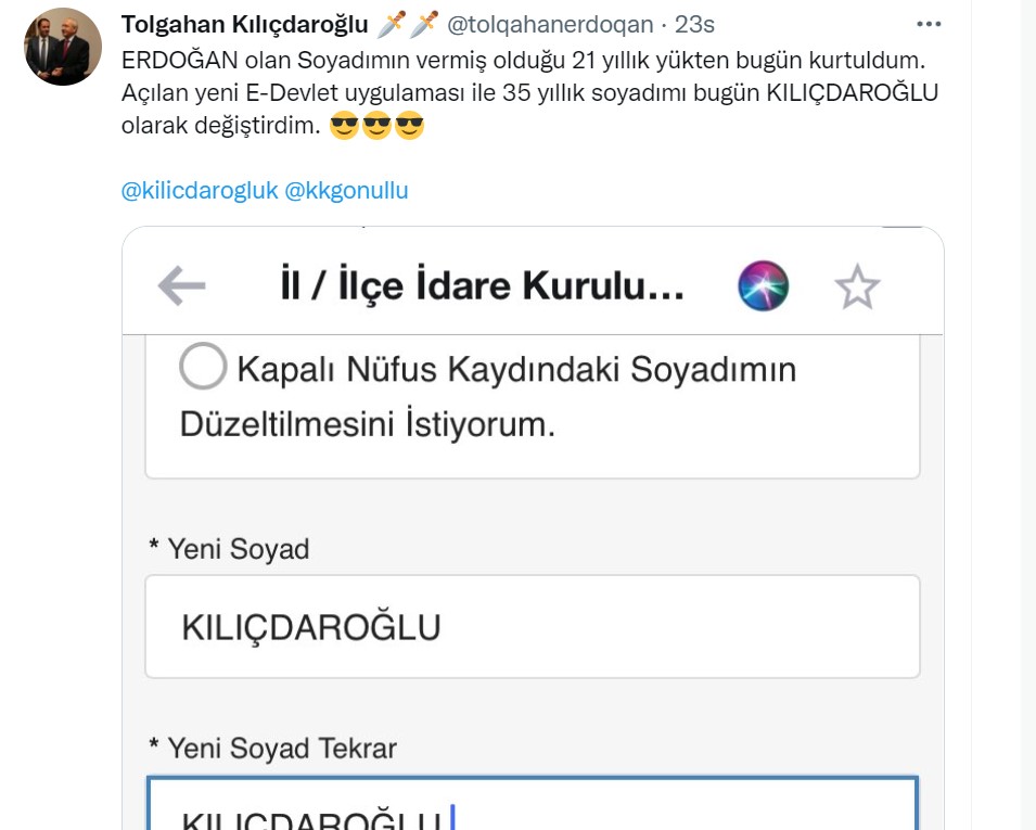 tolgahan kılıçdaroglu 
