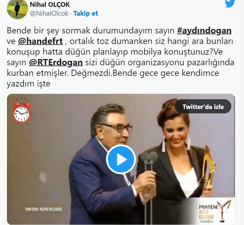 nihal olçok tweet 