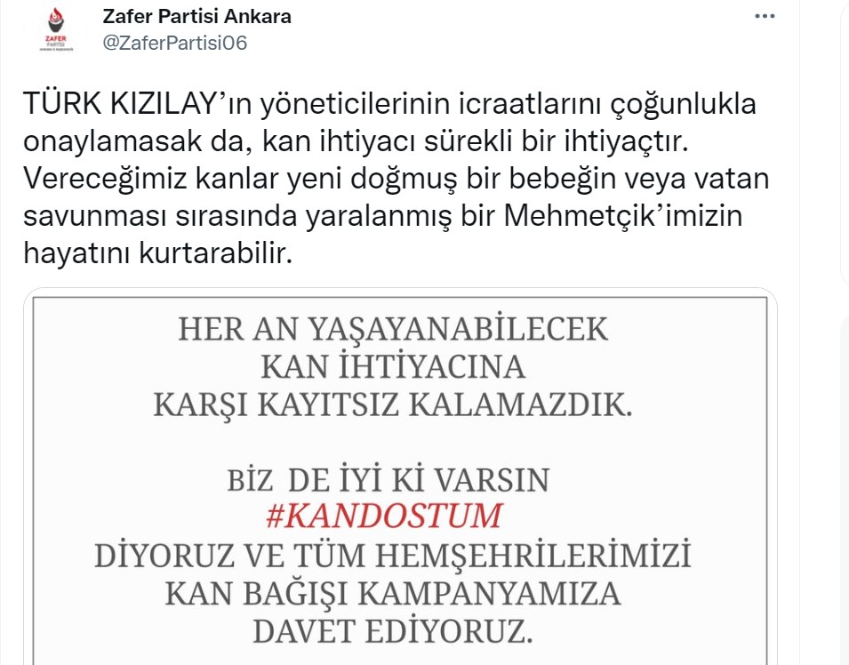 zafer partisi ankara twitter 