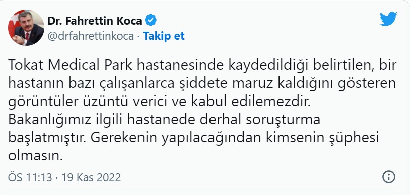 koca tweet -1