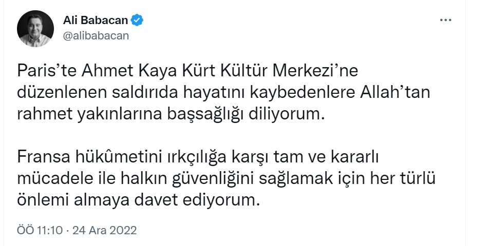 babacan tweet 