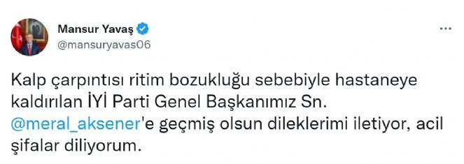 mansur akşenere geçmiş olsun