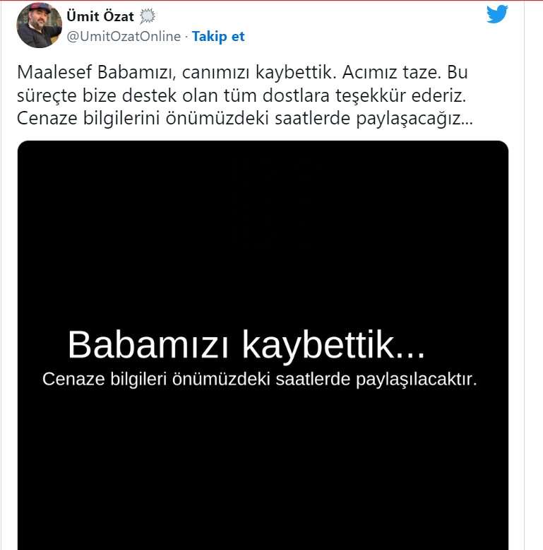 Ümit özat tweet 