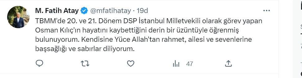 m.fatih atay habererk tweet 