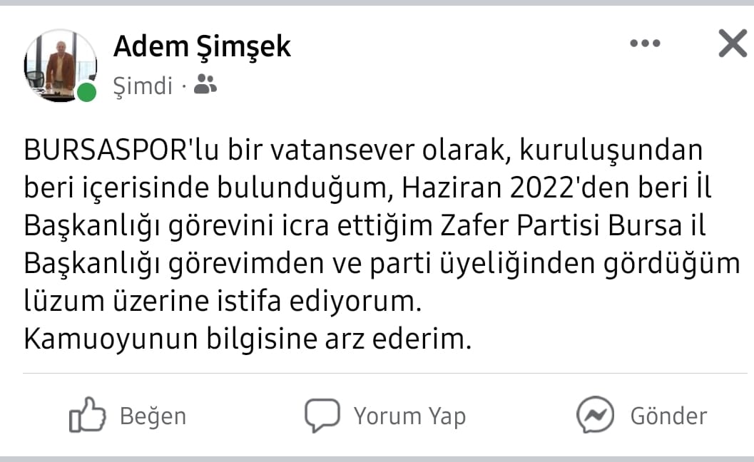 adem şimşek tweet