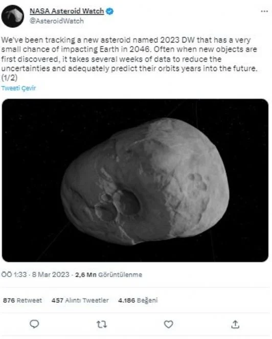 nasa tweet