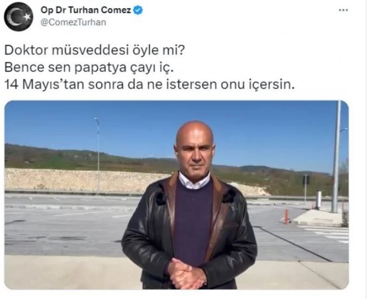 turhan çömez tweet 