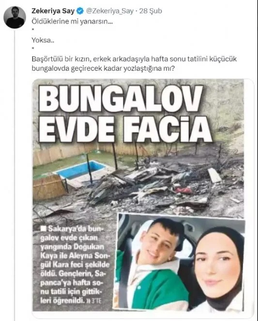 zekeriya say tweet