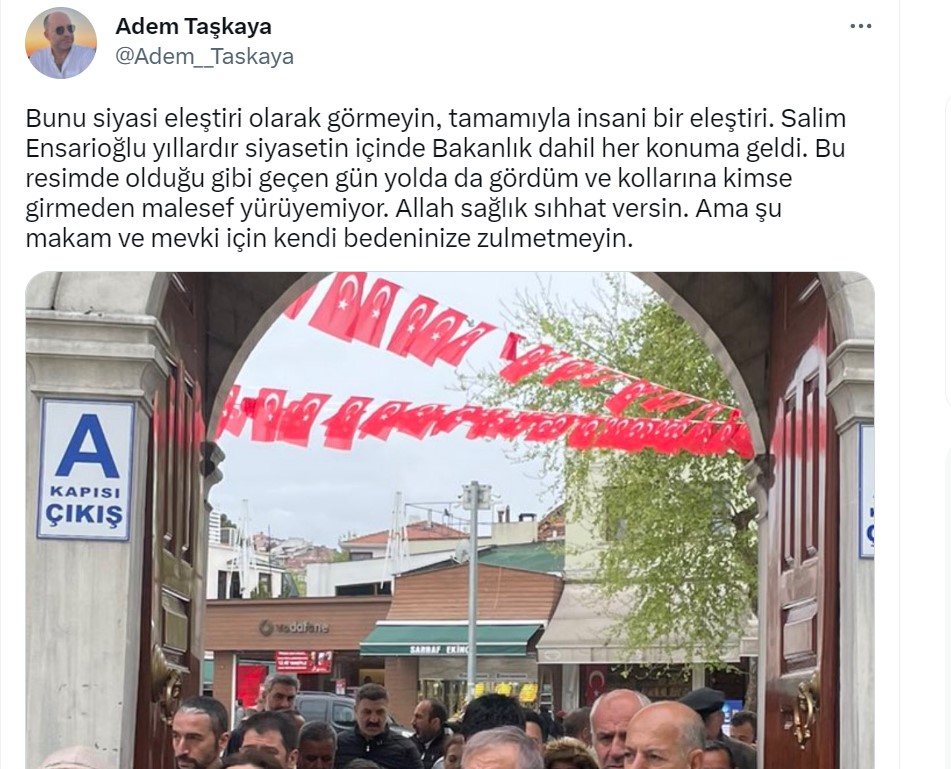adem taşkaya tweet 