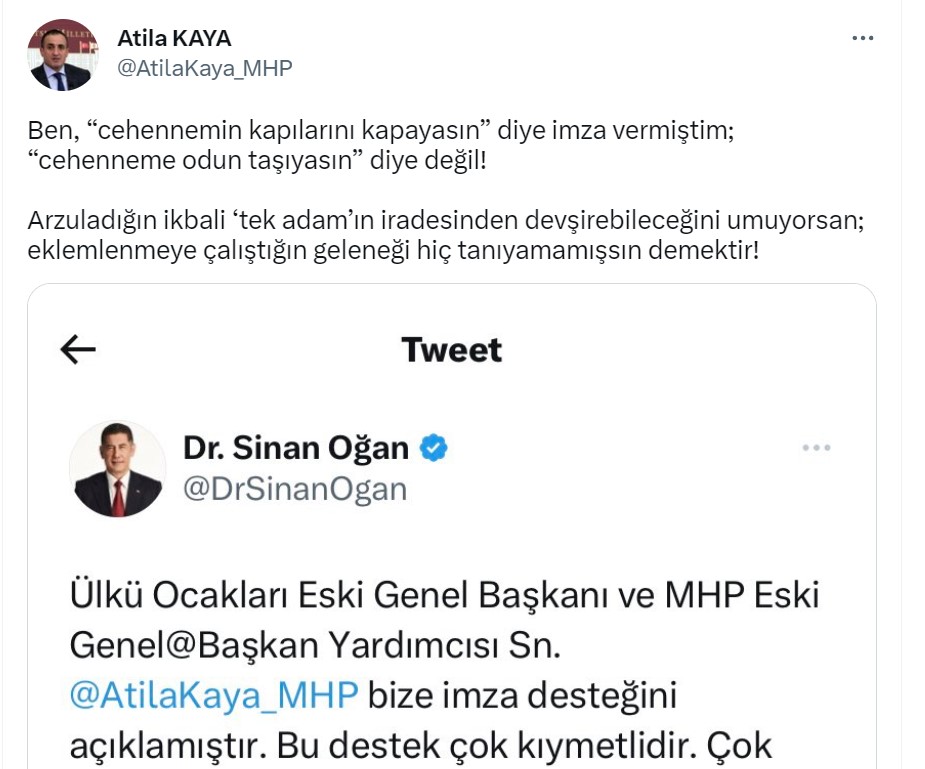 atila kaya tweet 