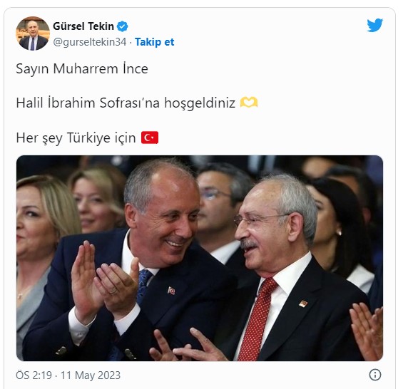 gürsel tekin tweet 