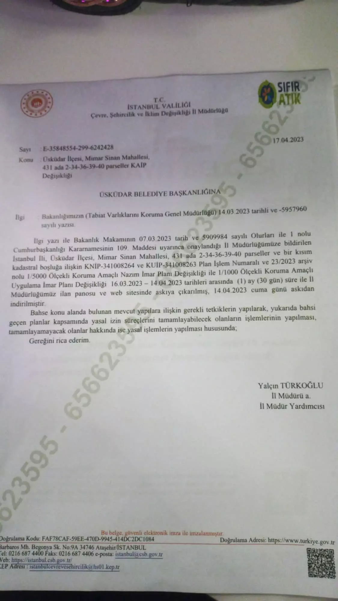 bakanlık yazı