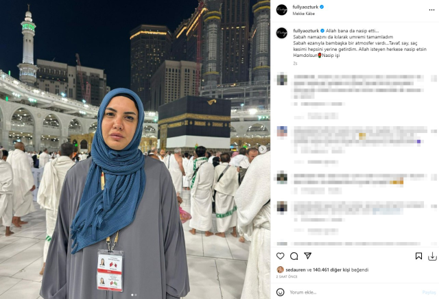 fulya öztürk umre