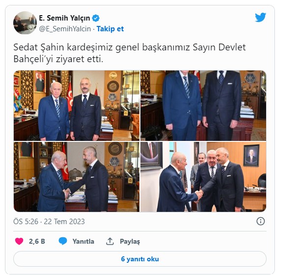 semih yalçın tweet 