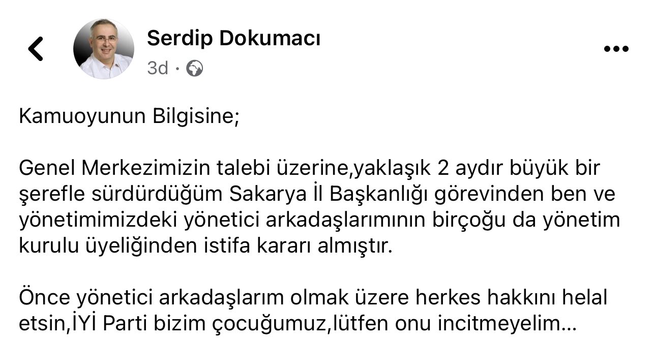 serdip dokumacı tweet