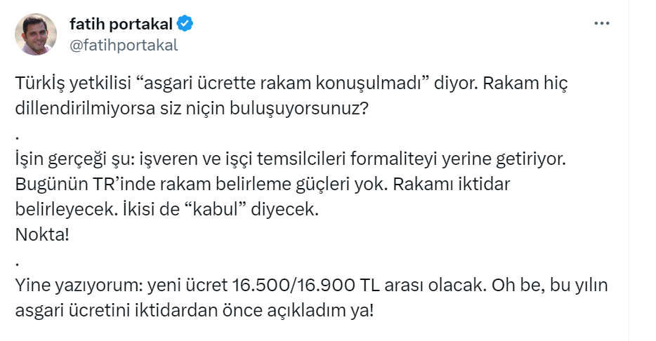 portakal tweet 