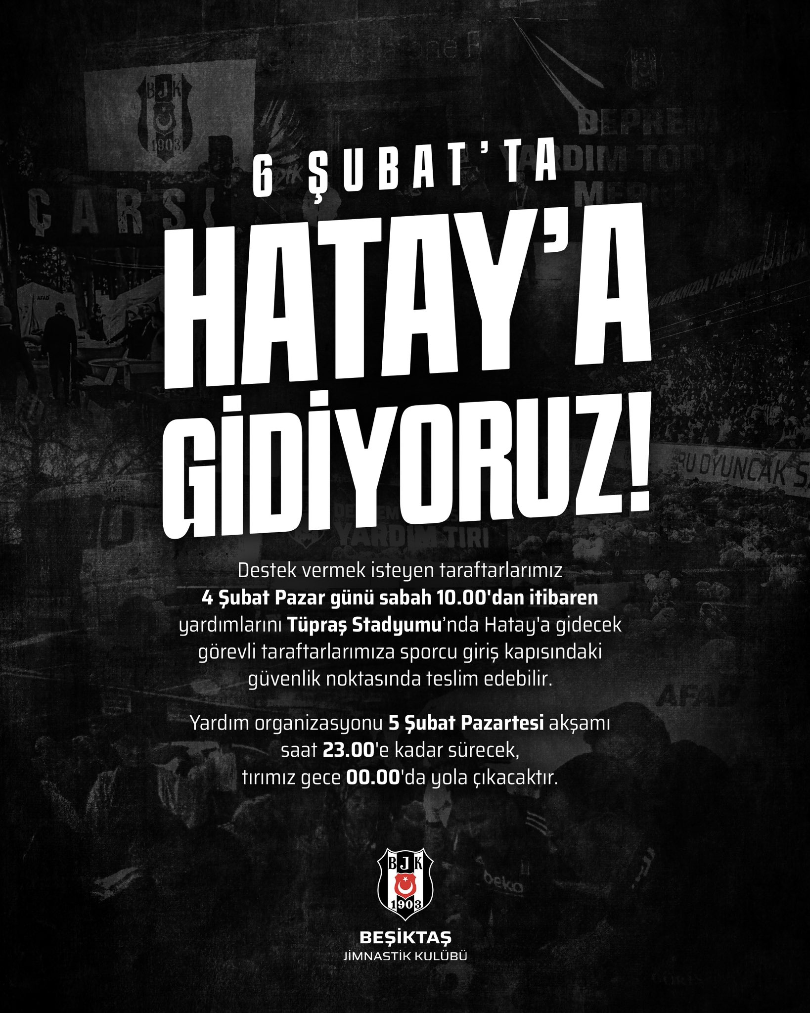 beşiktaş tweet