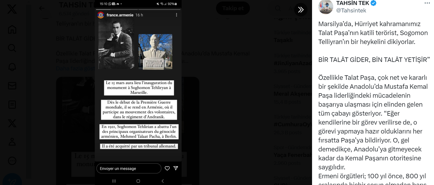 Tahsin Tek Tweet