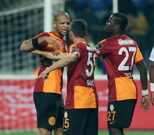 Kasımpaşa - Galatasaray maçından kareler