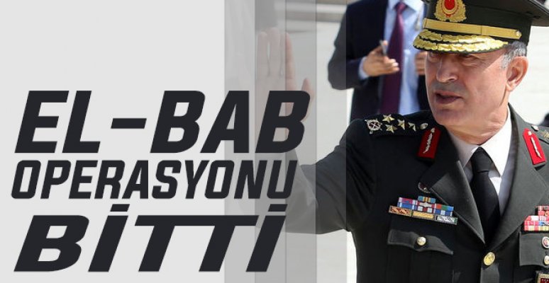 El-Bab operasyonu bitti El-Bab operasyonu bitti